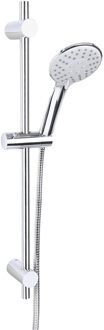 Differnz Glijstangset Differnz Deluxe 54 cm Met Handdouche en Doucheslang Chroom