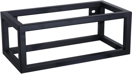 Differnz Handdoekhouder Fontein Differnz Hura L Gecoat Staal 40x22x15 Cm Zwart