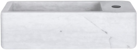 Differnz Hura Fontein - 40x22x9cm - Marmersteen - wit 38.005.83