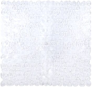 Differnz Lapis Anti-slip inlegmat Douche 54x54cm Transparant