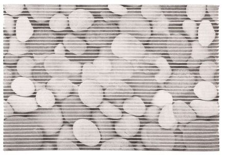 Differnz multi mat - stones - 100% PVC - 65 x 45 cm - grijs