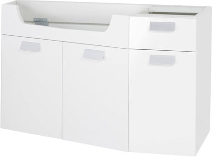 Differnz Onderkast 100x60x33cm met softclose MDF Wit