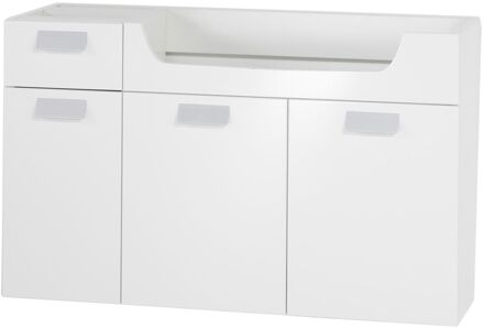 Differnz Onderkast 100x60x33cm met softclose MDF Wit