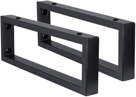 Differnz Ophangbeugel Differnz 2.5x44x15 cm Zwart Set 2 Stuks