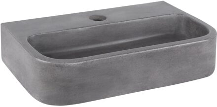 Differnz Ovale - Fontein beton donkergrijs - 38 x 24 x 8 cm