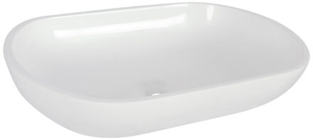 Differnz Ovalo - Waskom polybeton - Ovaal - 54 x 34 x 12cm