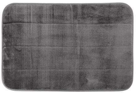 Differnz Relax badmat - Microfiber - normal foam - Antraciet - 60 x 40 cm