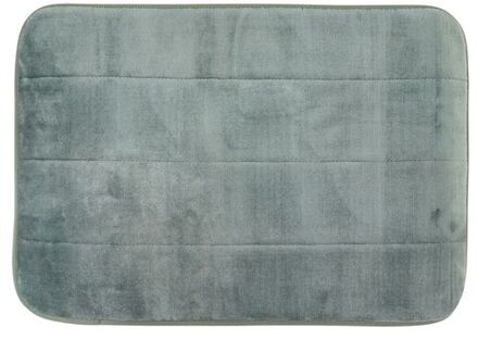 Differnz Relax badmat - Microfiber - normal foam - Groen - 60 x 40 cm