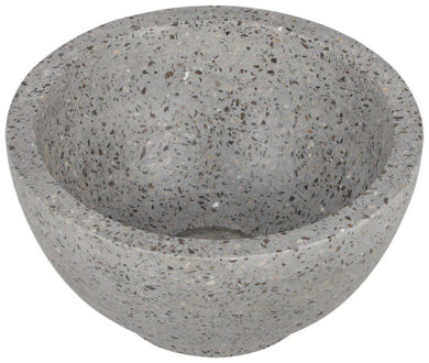 Differnz River waskom - 23x23x12cm - terrazzo grijs/grof 36.102.25 Grijs/grof gemêleerd