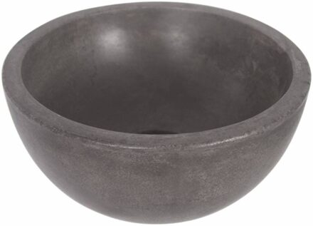 Differnz Ruz - Waskom beton donkergrijs - Rond - 25 x 25 x 11.5 cm