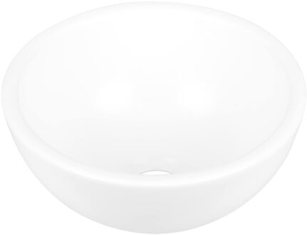 Differnz Ruz waskom - keramiek - Ø 25 x 11.5 cm - mat wit