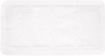 Differnz Tutus Anti-slip inlegmat Bad 68x36cm Wit