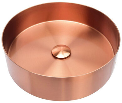 Differnz waskom 40x40x11cm RVS koper 38.010.73 Koper mat