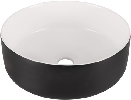 Differnz Waskom Differnz Mira 12x36 cm Zwart/Wit