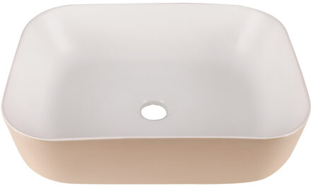 Differnz Waskom Differnz Mira 48x37,5x12,5 cm Beige/Wit