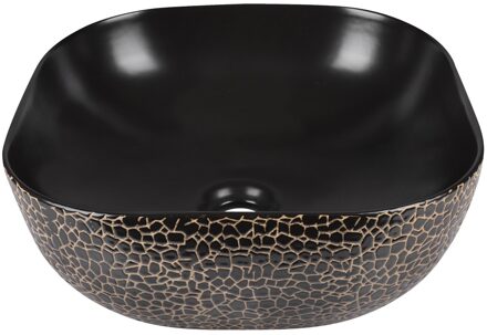 Differnz Waskom Differnz Safari 51x40x14.5 cm Keramiek Zwart Differnz