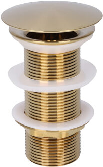 Differnz Wastafel Afvoerplug Differnz Always Open 7 cm Mat Goud