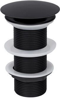 Differnz Wastafel Afvoerplug Differnz Always Open 7 cm Mat Zwart