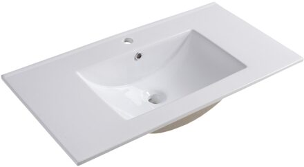 Differnz Wastafel Differnz Country Slide Keramiek Wit