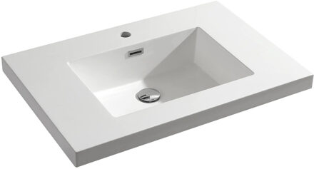 Differnz Wastafel Differnz Reno 75 cm Wit