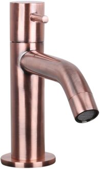 Differnz Wastafelkraan Gebogen – Kraan Koud Water – Toiletkraan - Koper