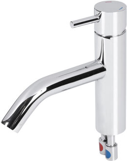 Differnz Wastafelmengkraan Differnz Gebogen Chroom Differnz