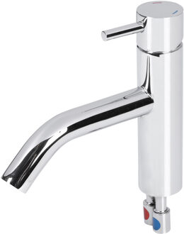 Differnz Wastafelmengkraan Differnz Gebogen Chroom