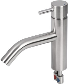 Differnz Wastafelmengkraan Differnz Gebogen Mat Chroom Differnz