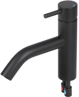 Differnz Wastafelmengkraan Differnz Gebogen Mat Zwart
