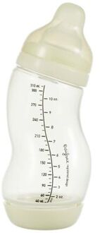 Difrax drinkfles S-fles Breed 310 ml transparant/crème