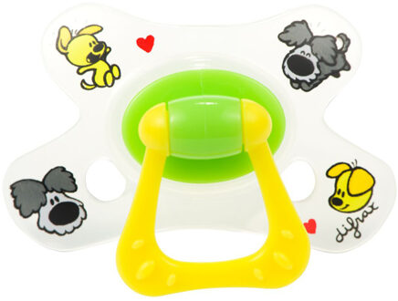 Difrax Natural Newborn Woezel & Pip 12+ M fopspeen Groen