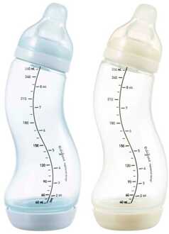 Difrax S-fles Anti-colic - natural 250ml 2 stuks