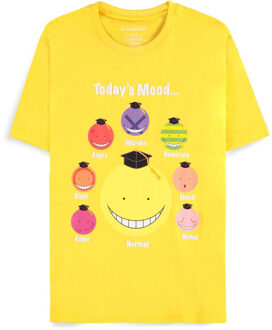 Difuzed Assassination Classroom T-Shirt Koro-Sensei Today's Mood Size L