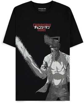 Difuzed Chainsaw Man T-Shirt Chainsaw Man Size L