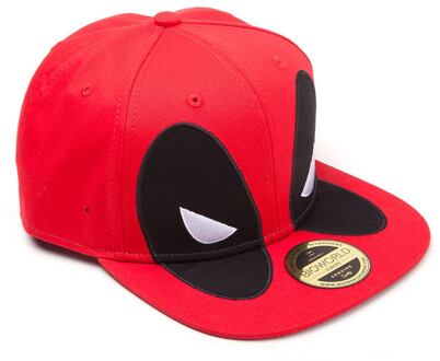 Difuzed Deadpool - Big Face - Pet - Snapback - Rood