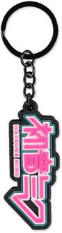 Difuzed Hatsune Miku Rubber Keychain Logo