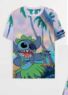 Difuzed Lilo & Stitch All Over Print T-Shirt Size L