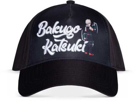 Difuzed My Hero Academia Curved Bill Cap Katsuki Bakugo 3D Logo