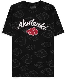 Difuzed Naruto Shippuden: Akatsuki All Over Print T-Shirt Size L