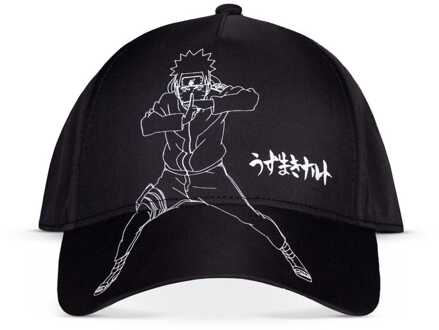 Difuzed Naruto Shippuden Baseball Cap Naruto Black & White