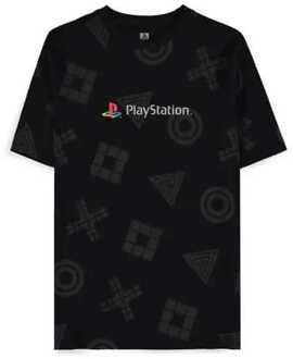 Difuzed PlayStation T-Shirt Logo All Over Print Size M