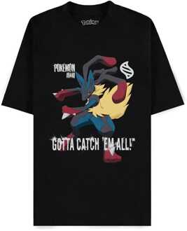 Difuzed Pokémon Mega Evolutions T-Shirt Mega Lucario Gotta Catch Em All Size XL
