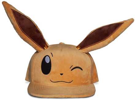 Difuzed Pokemon Snapback Cap Winking Eevee