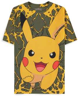 Difuzed Pokemon T-Shirt Pikachu Lightning Size L