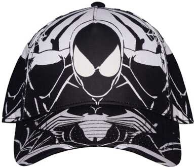 Difuzed Spider-Man Baseball Black & White All-over-Print