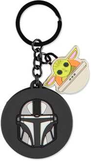 Difuzed Star Wars: The Mandalorian Rubber Keychain Mandalorian & Grogu
