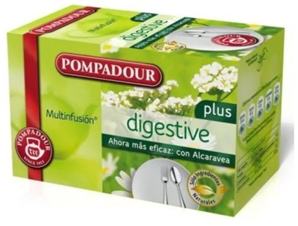 Digestive Plus, 20 bags POMPADOUR