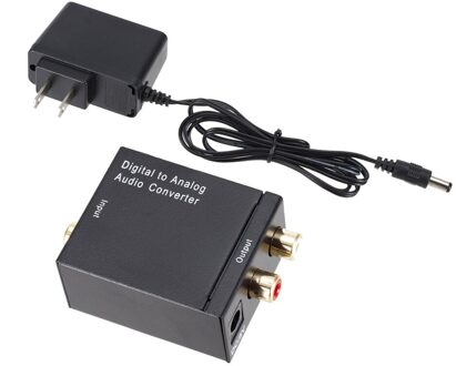 Digitaal Naar Analoog Audio Converter Dac Versterker Box Voor Coaxiale Optische Spdif Signaal Naar Analoog Audio Converter US plug