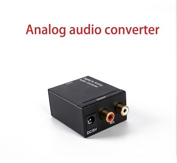 Digitaal Naar Analoog Audio Converter Fiber Toslink Coaxiale Signaal Audio Decoder