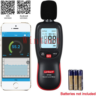 Digital db sound level meter data logger 30 ~130dBA with real-time sampling interval and alarm value setting
